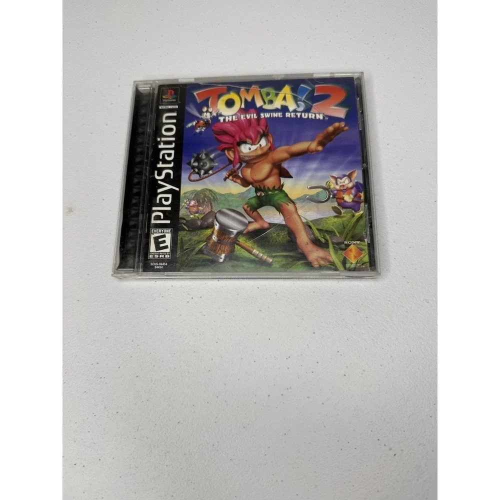 Tomba! 2 The Evil Swine Return PS1 Playstation Complete Tested Works Black Label